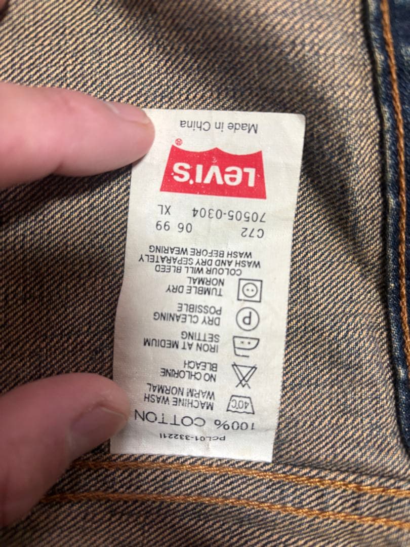 Levi's 70505 デニムジャケット XL
