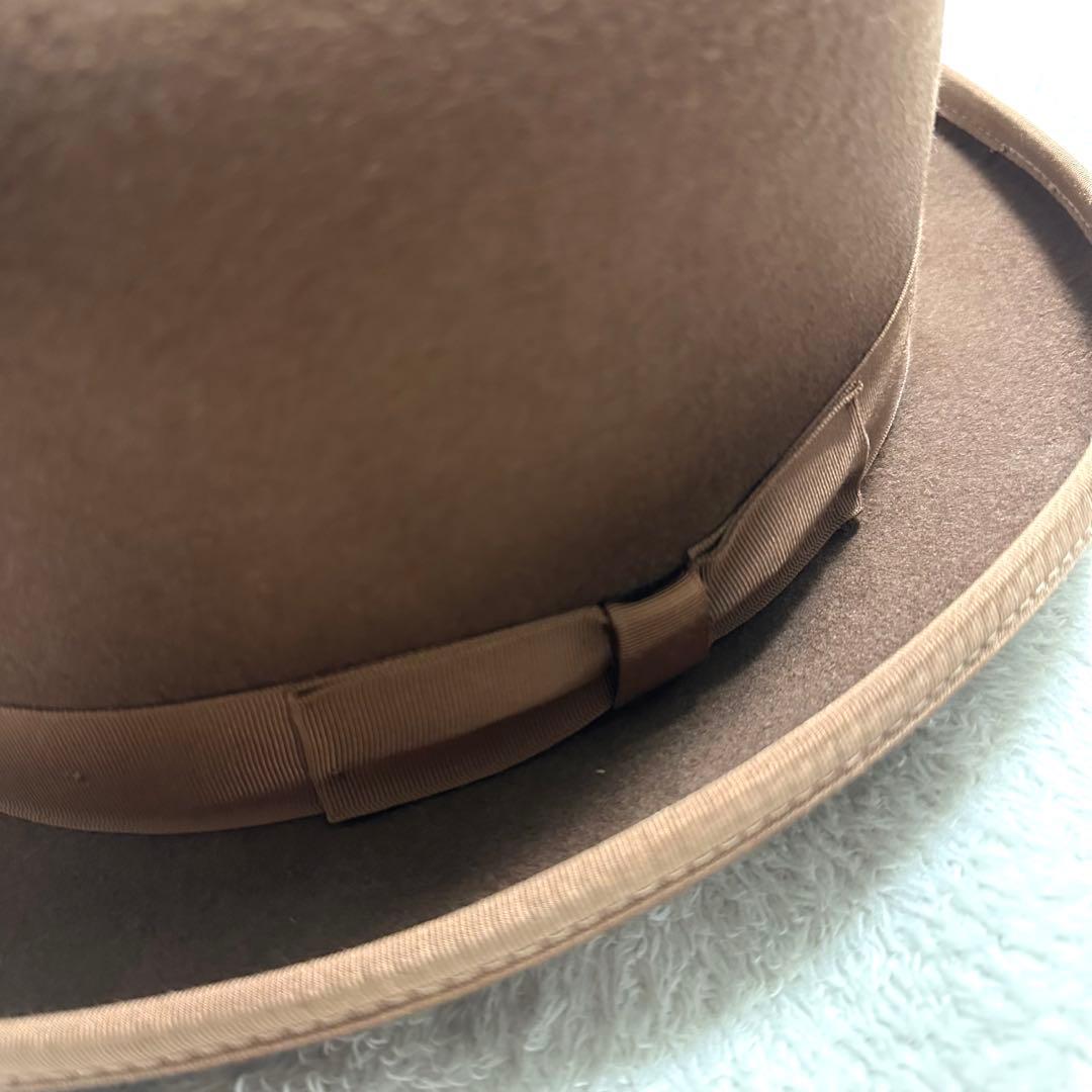 美品　NEWYORK HAT ニューヨークハット　ボーラーハット　XXLサイズ