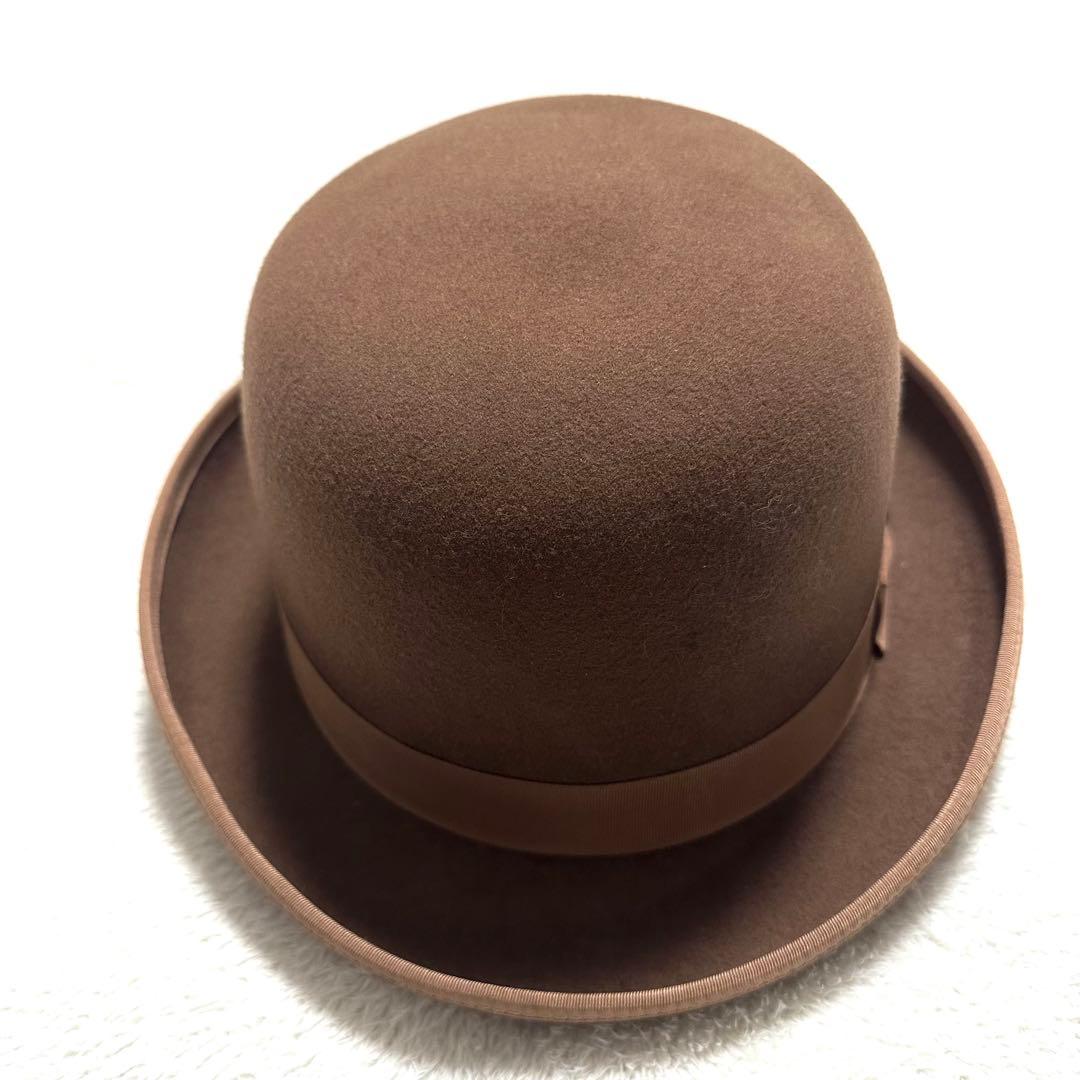 美品　NEWYORK HAT ニューヨークハット　ボーラーハット　XXLサイズ