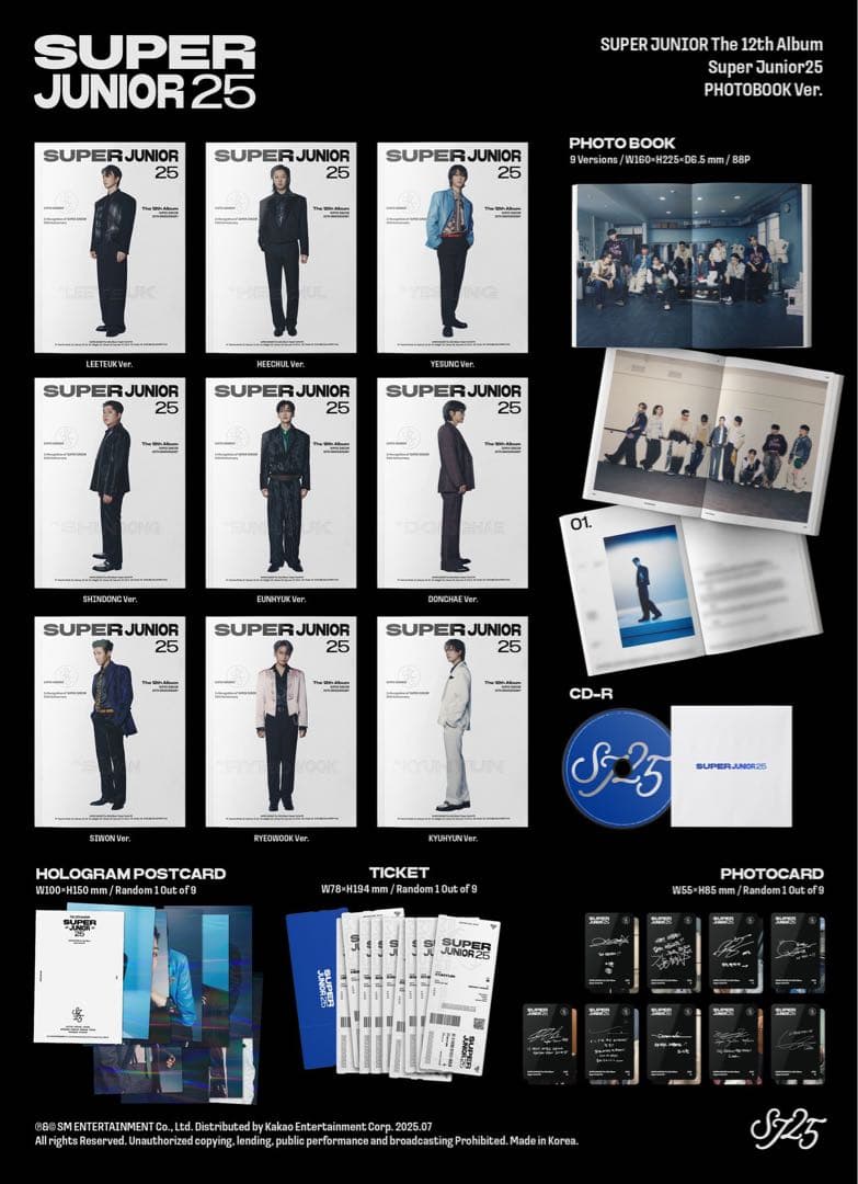 【美品】SJ 正規12集CD & Ktown4u特典トレカ (リョウク)