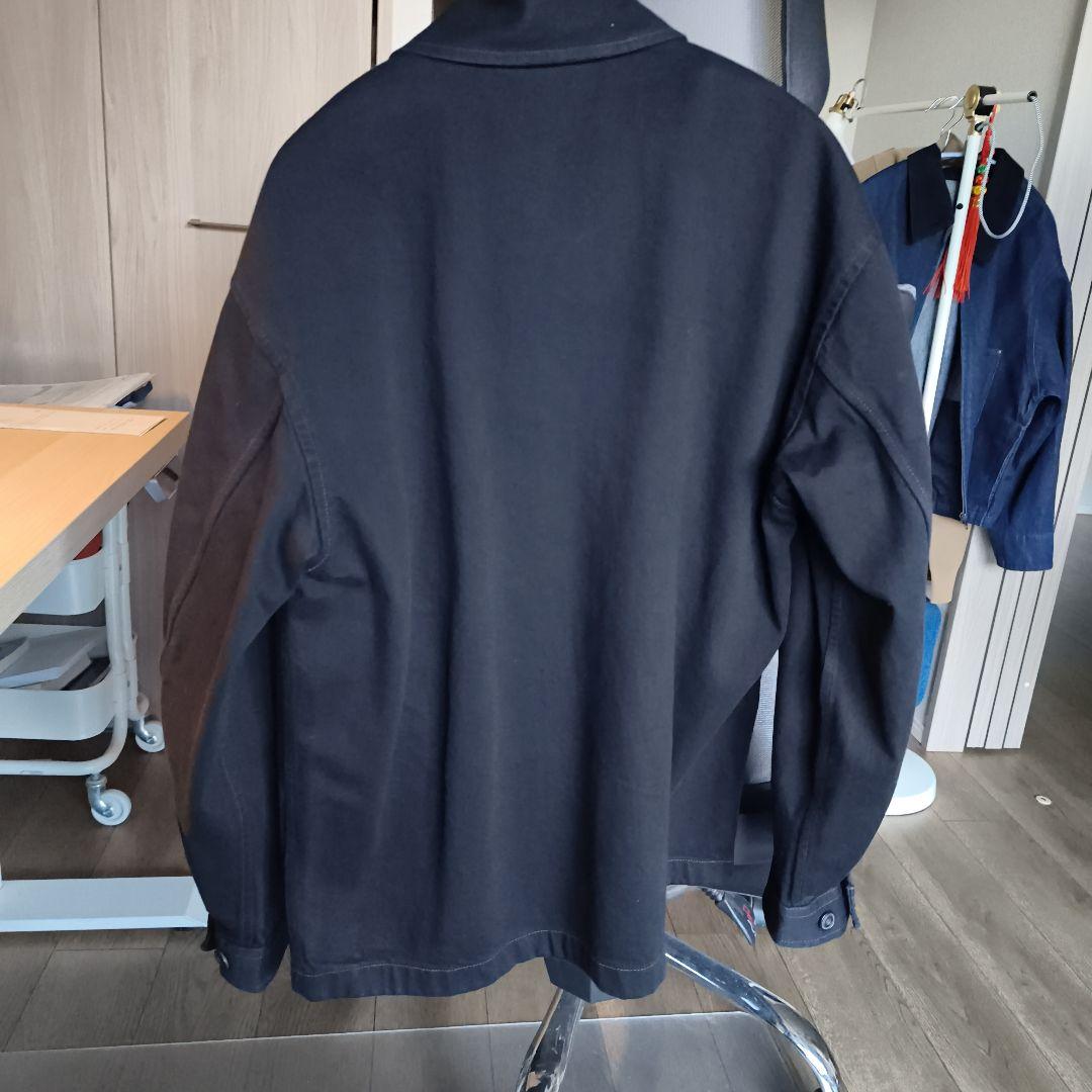 ユニクロu オーバーサイズカラーデニムジャケット 黒 完売品