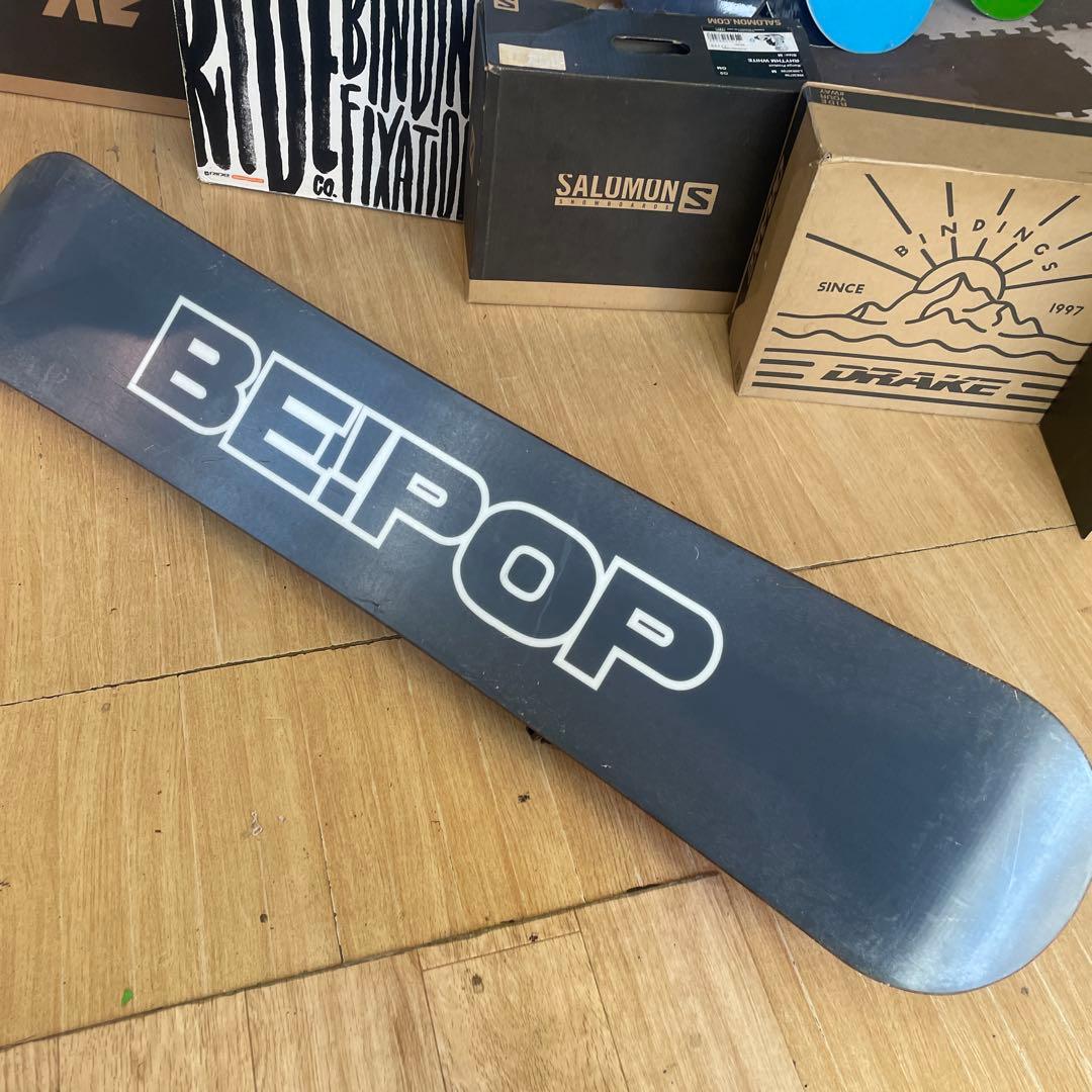 BEPOP×ZUMA　キッズスノーボードセット　未使用バイン付3点セット