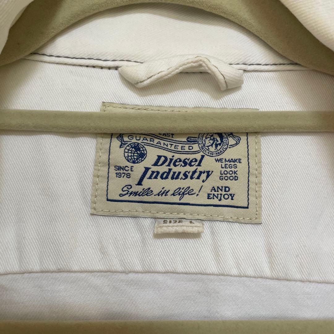 Diesel デニムジャケット ホワイト サイズL