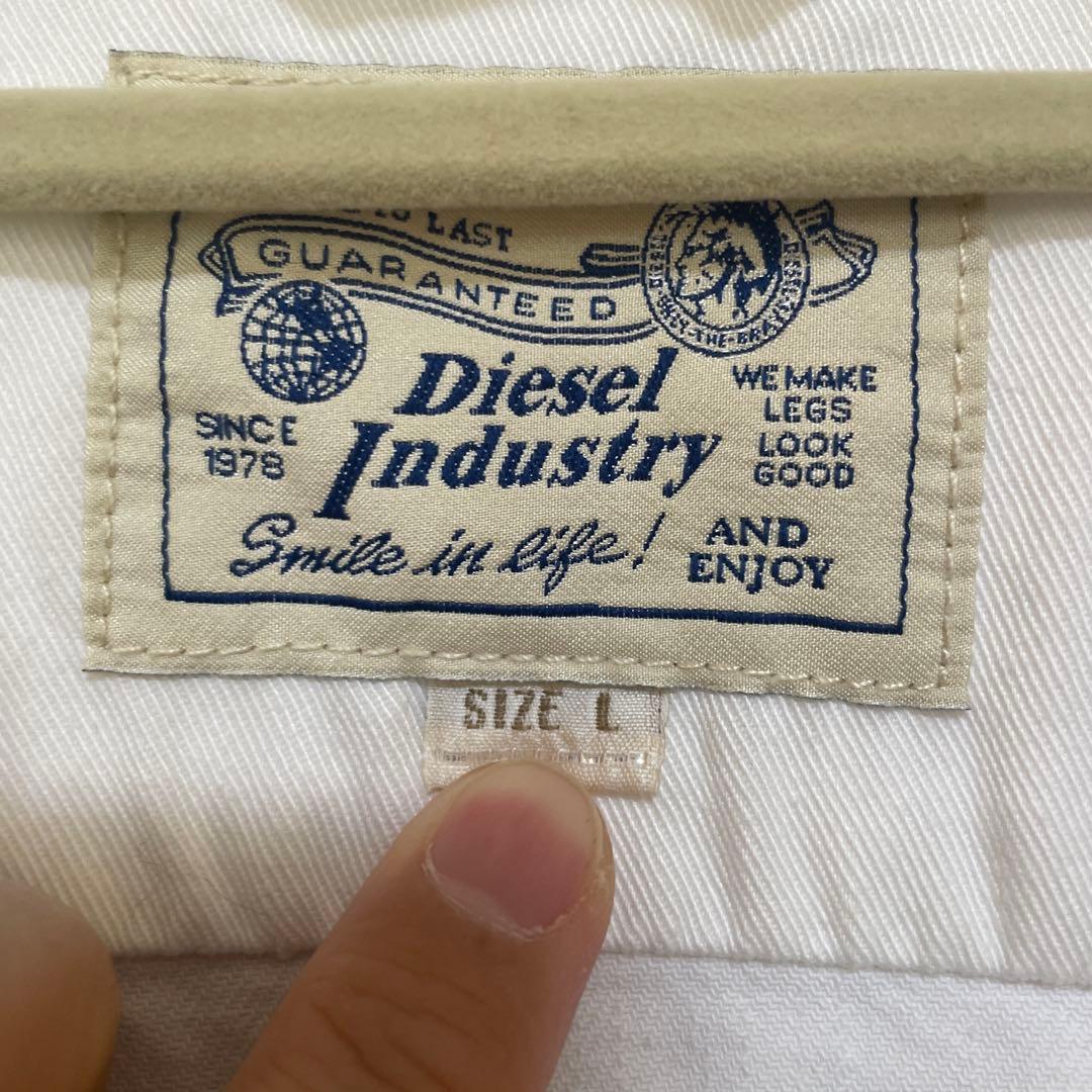 Diesel デニムジャケット ホワイト サイズL