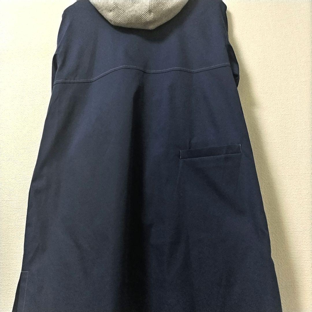 CRESCENT　パーヌ　ワンピース　フーデッド　異素材