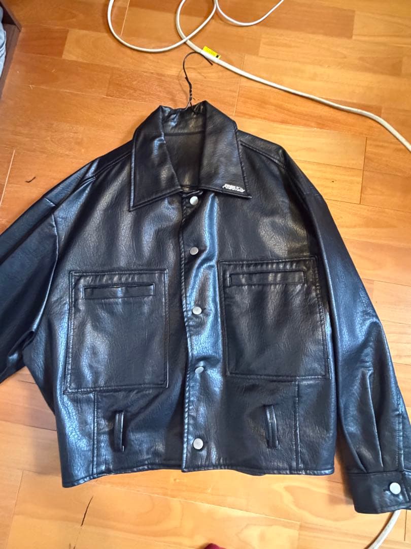 ジャケット・アウター Rosen Kreuz cropped leather jacket.