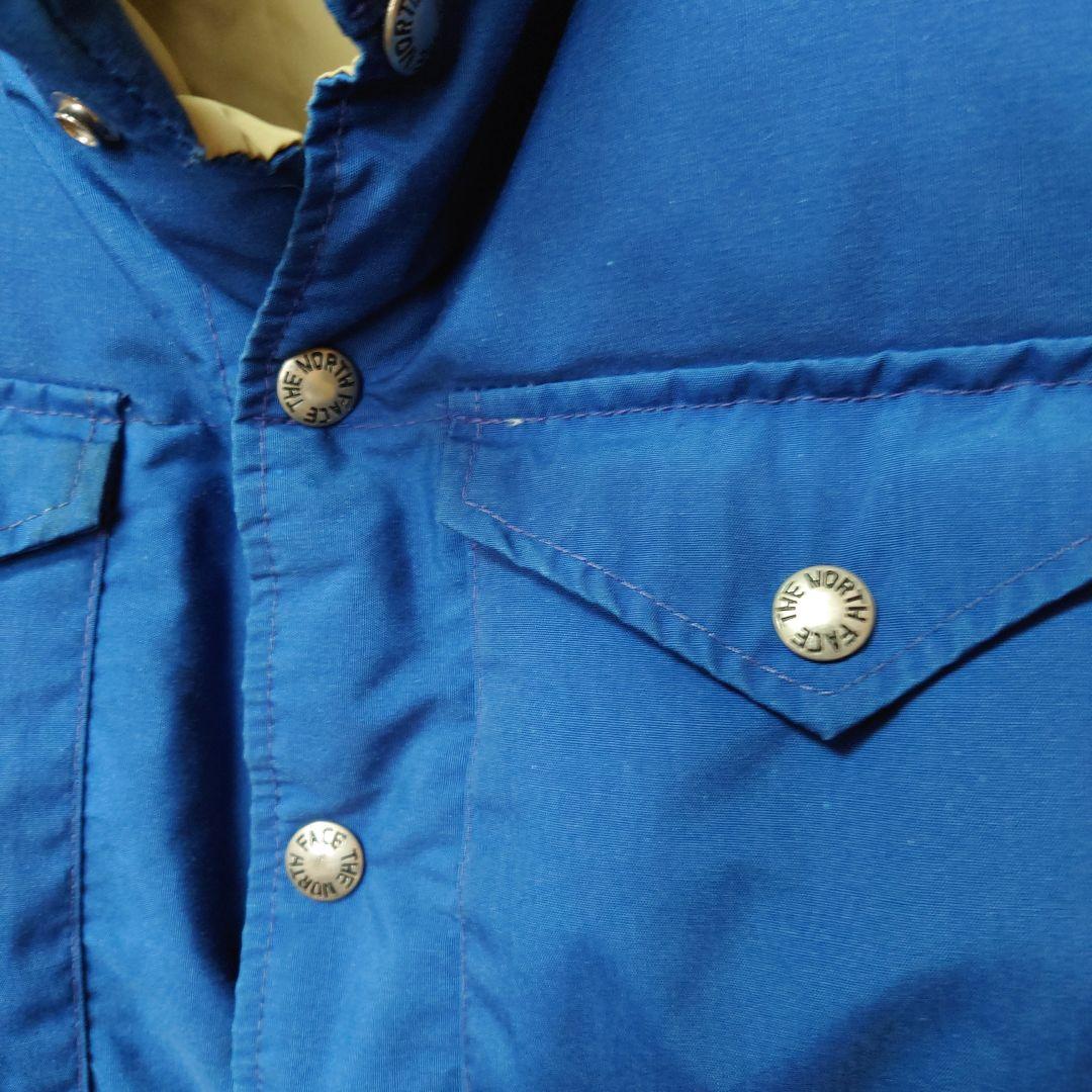 70s 80s THE NORTH FACE ダウンベスト 茶タグ　S