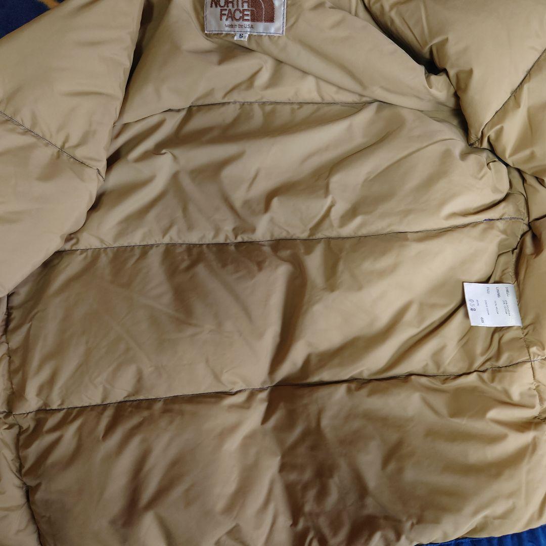 70s 80s THE NORTH FACE ダウンベスト 茶タグ　S