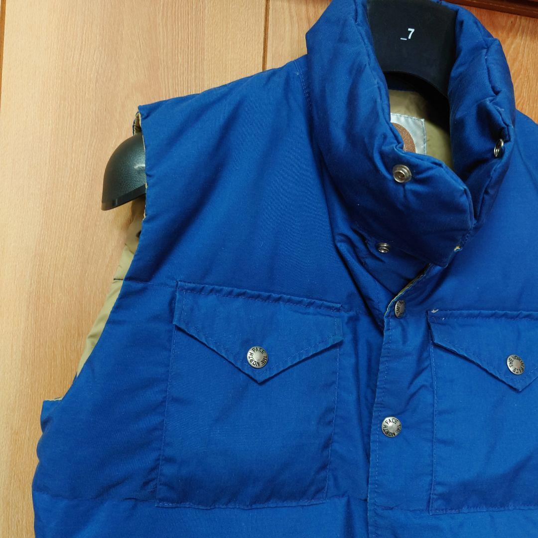 70s 80s THE NORTH FACE ダウンベスト 茶タグ　S