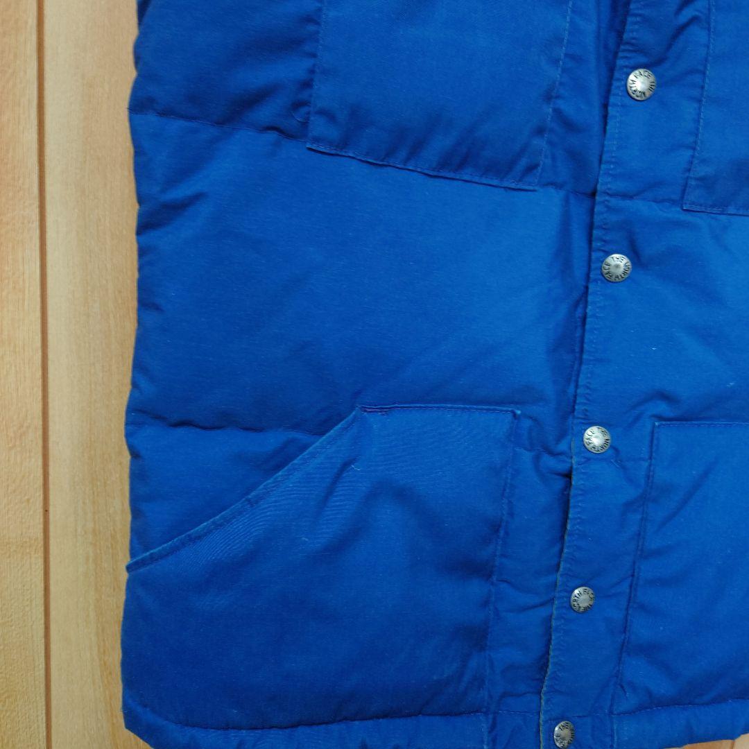70s 80s THE NORTH FACE ダウンベスト 茶タグ　S