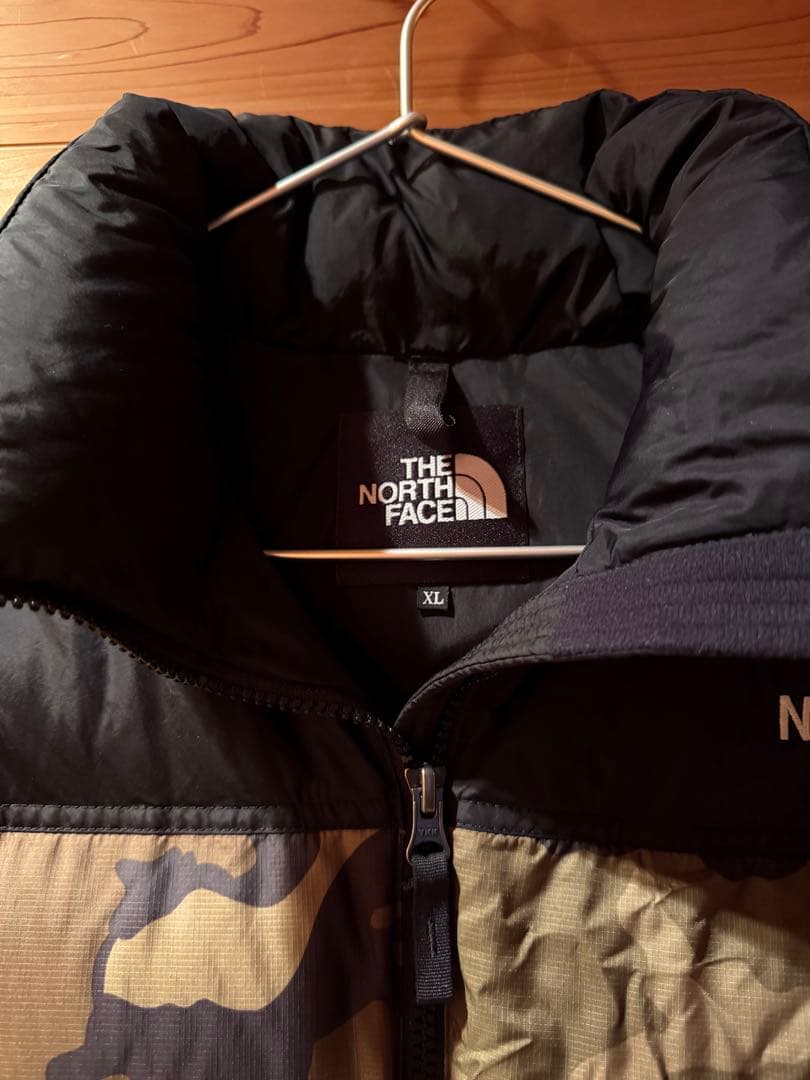 N*u様 ★THE NORTH FACE カモフラージュ ダウンベスト　XL