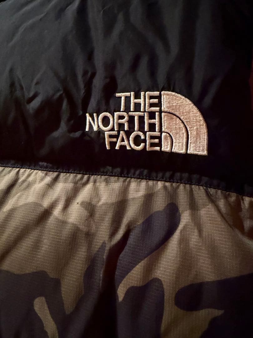 N*u様 ★THE NORTH FACE カモフラージュ ダウンベスト　XL