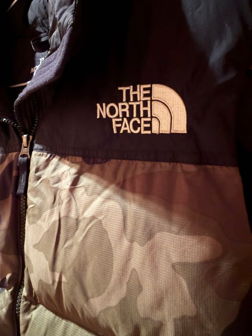 N*u様 ★THE NORTH FACE カモフラージュ ダウンベスト　XL