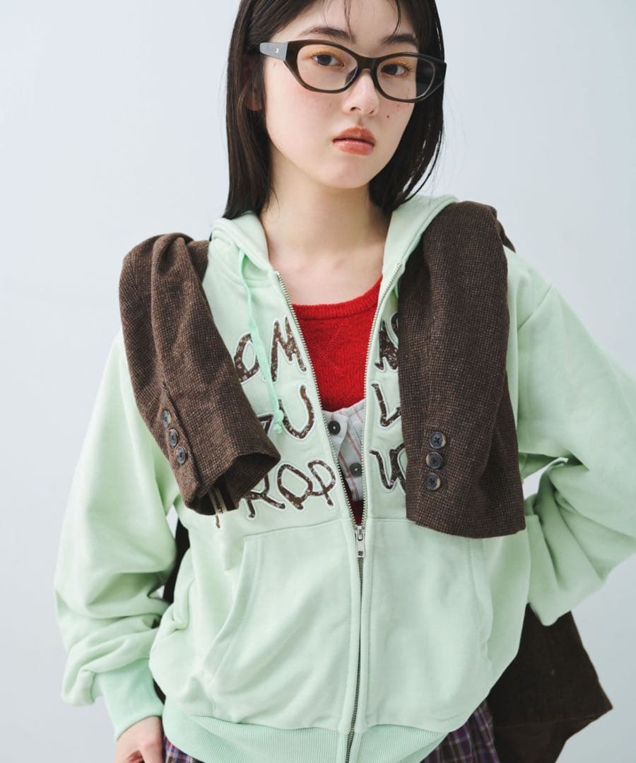 トップス common gull product.zip hoodie 26spring