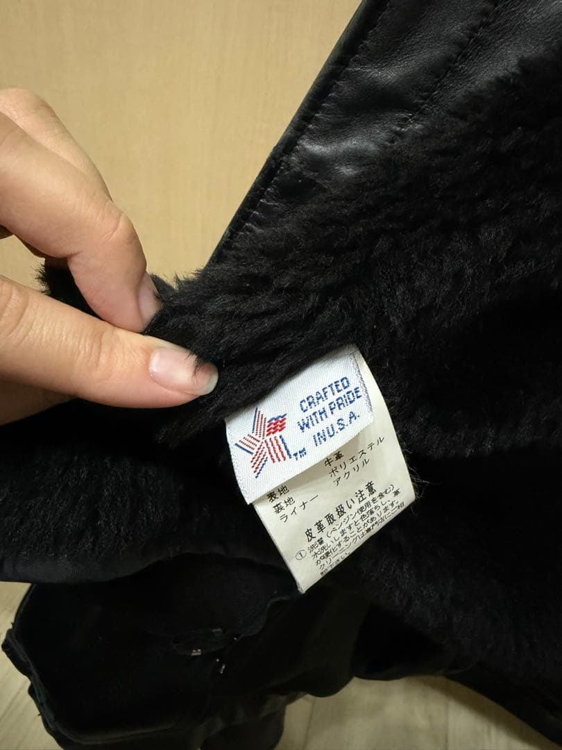schott leather jacket サイズ36