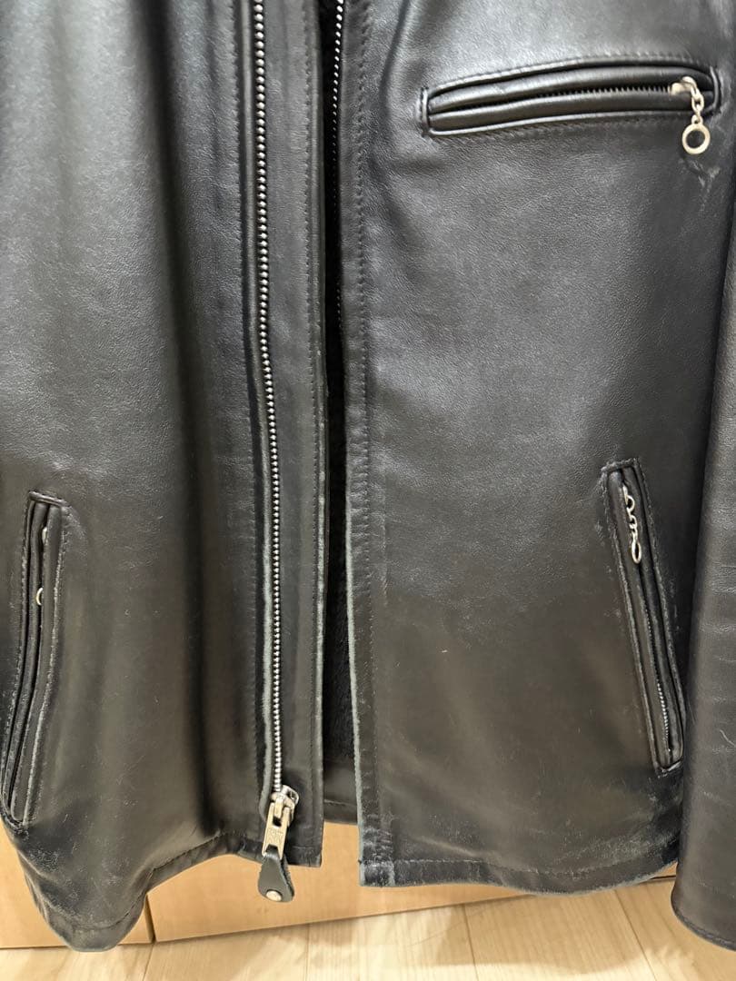 schott leather jacket サイズ36