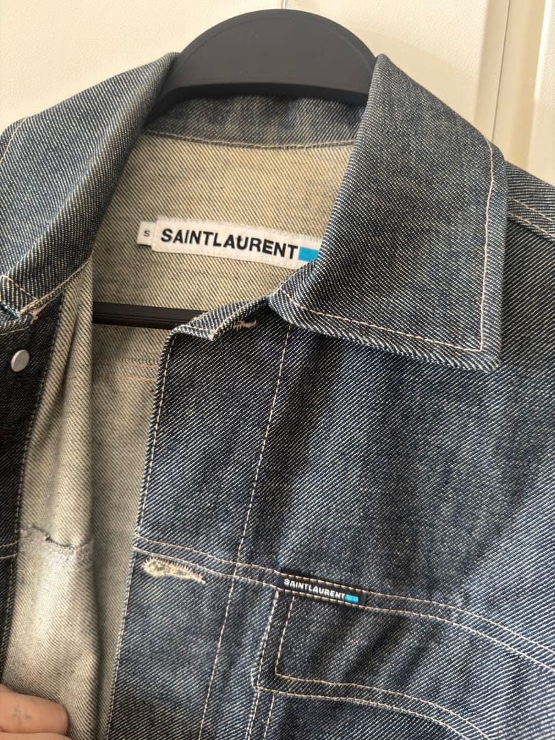 SAINT LAURENT ダークデニムジャケット