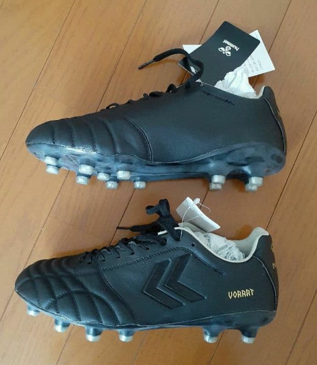 hummel サッカースパイク　ブラック25.5cm