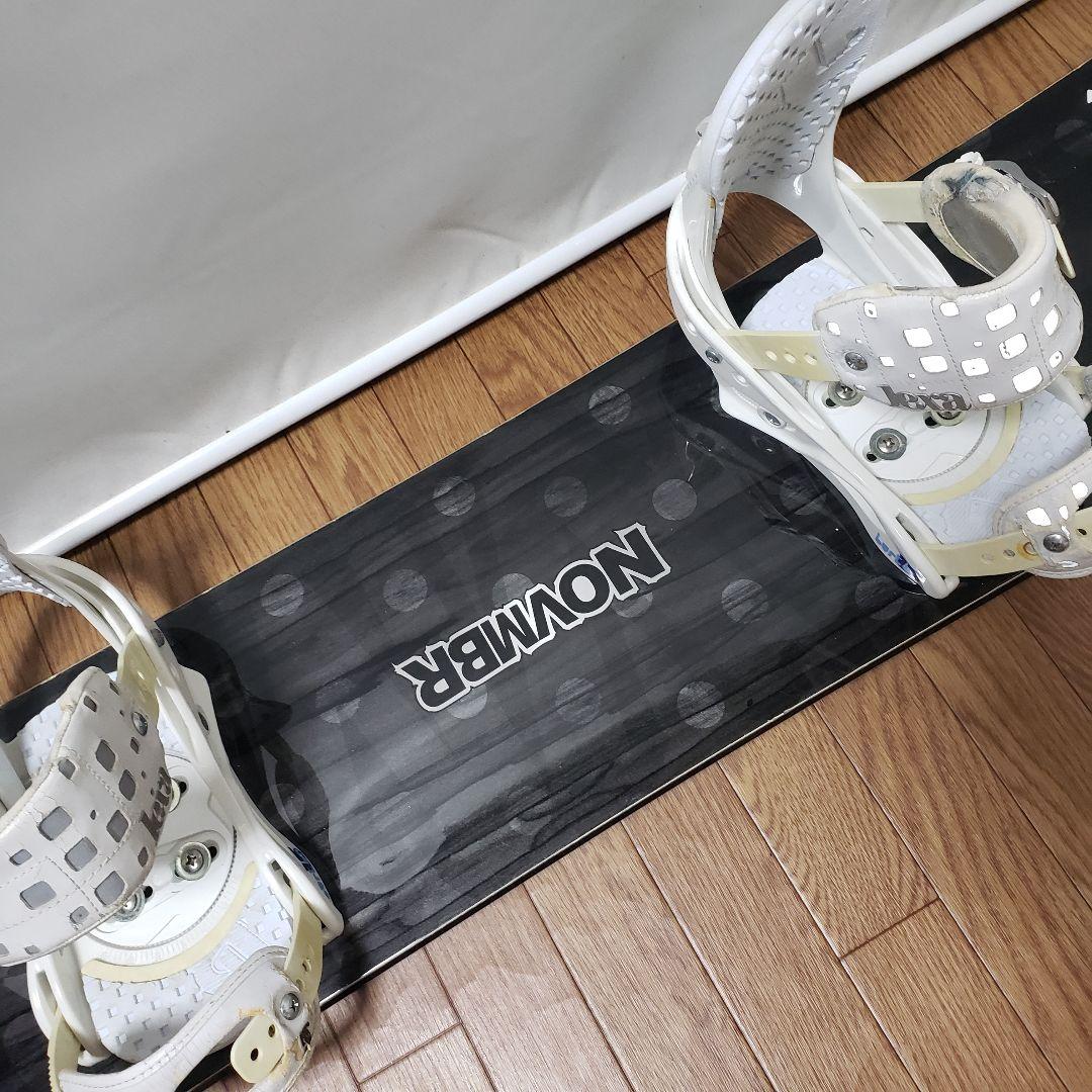 NOVEMBER BURTON 142cm スノーボードセット