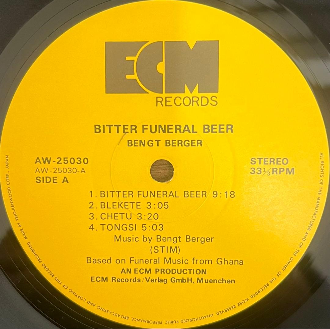 【LP】Bengt Berger / Bitter Funeral Beer