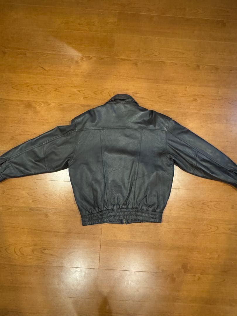 極美品 DURANTE A-2 羊革　フライトジャケット L 短丈 ブラック