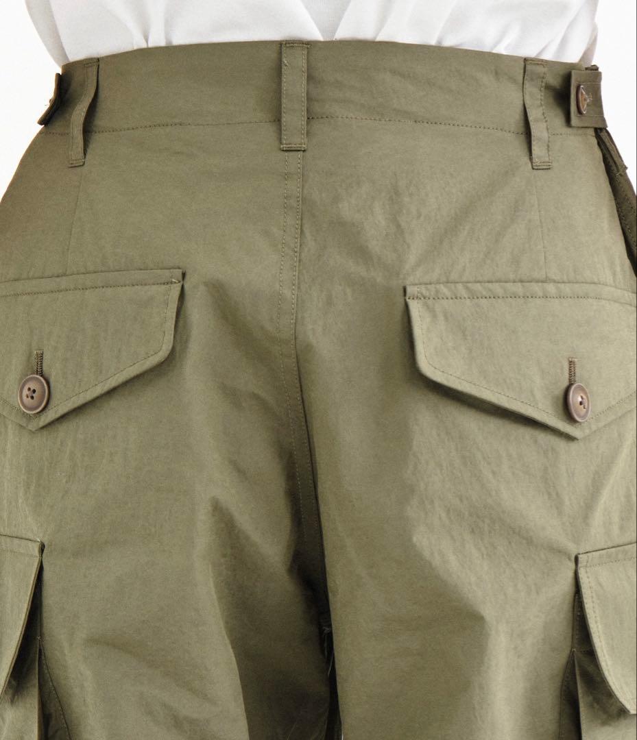 【美品】KHOKI 24ss ミリタリーワークパンツ カーキ