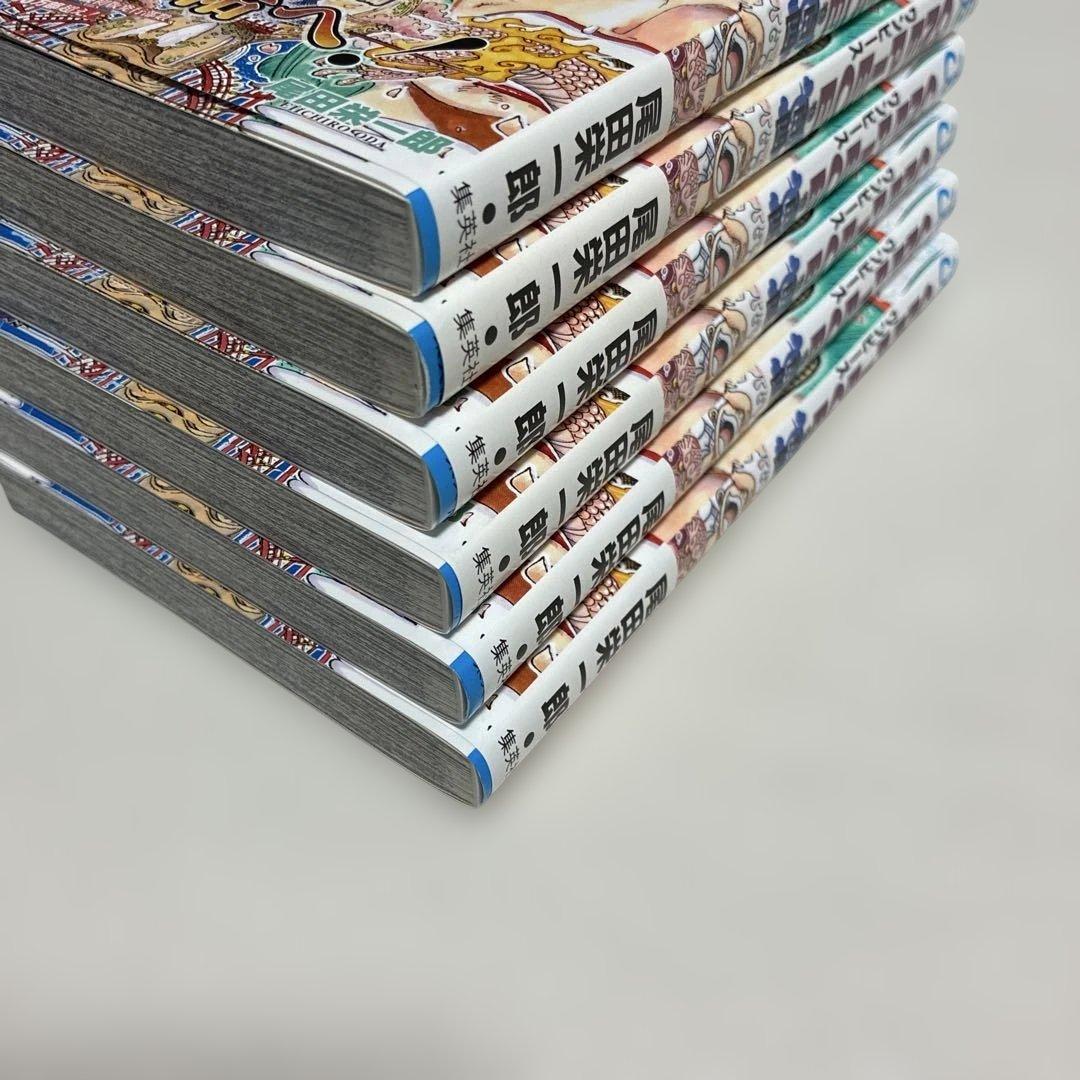【希少】　ONE PIECE 104巻　初版　帯　ワンピース　6冊セット
