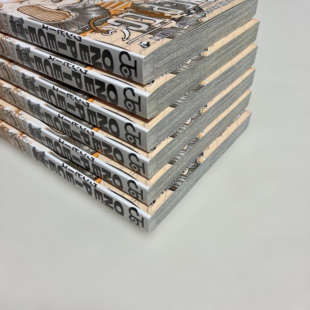 【希少】　ONE PIECE 104巻　初版　帯　ワンピース　6冊セット