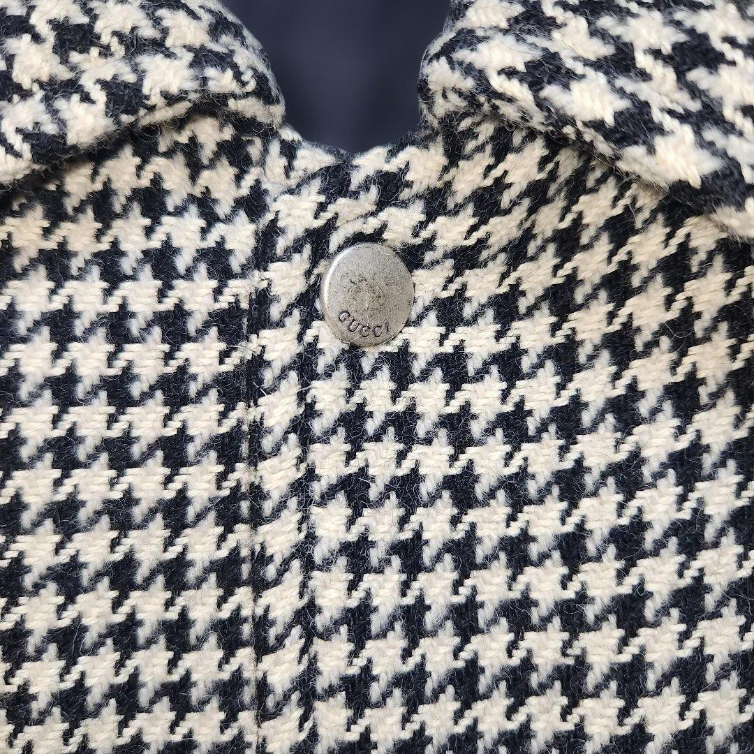 GUCCI　グッチGG柄/千鳥柄ジャケットコート 44/S