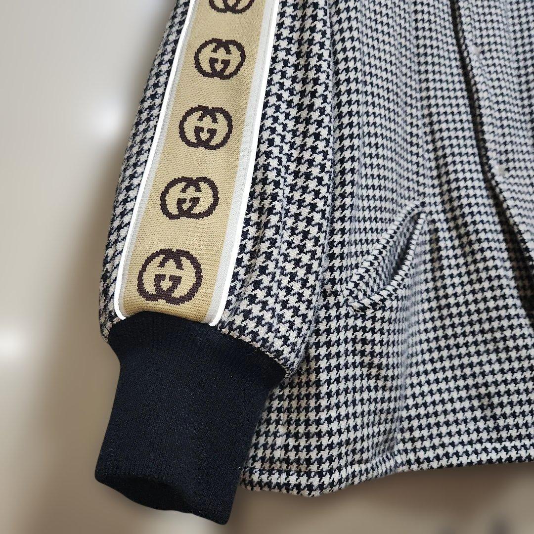 GUCCI　グッチGG柄/千鳥柄ジャケットコート 44/S