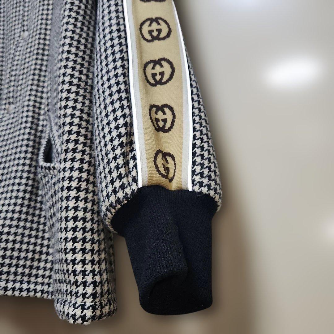 GUCCI　グッチGG柄/千鳥柄ジャケットコート 44/S