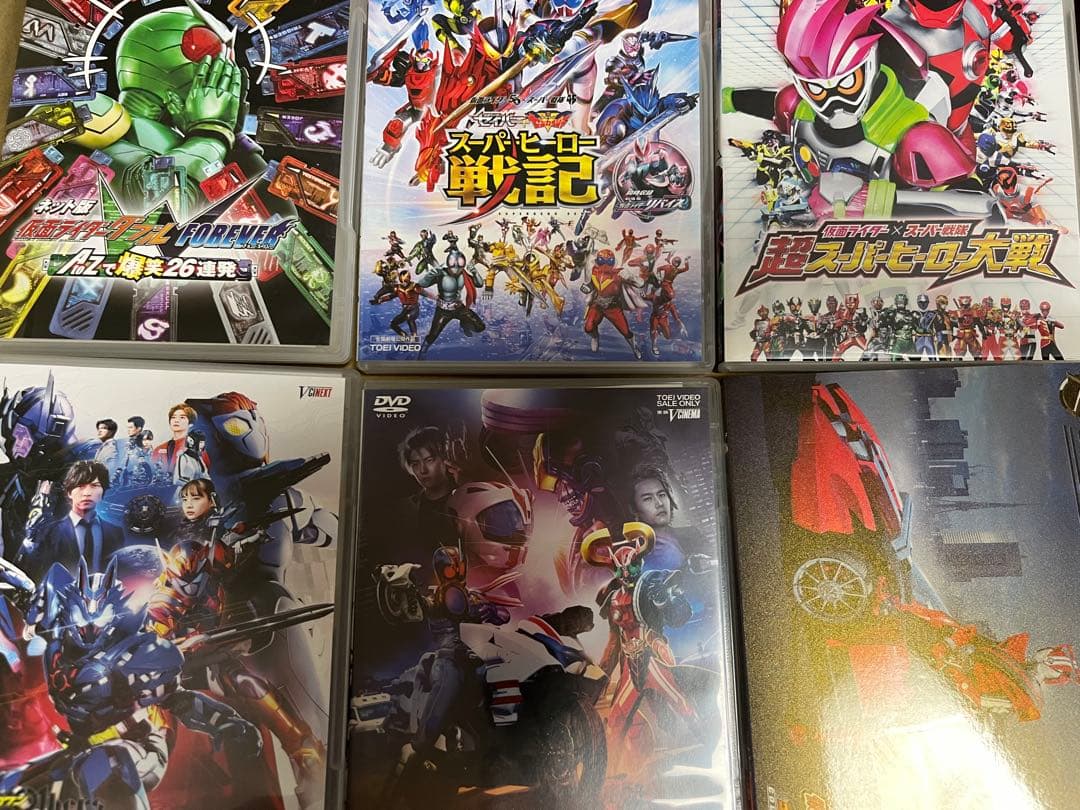 セル版　劇場内　仮面ライダーなど dvd セット　33本