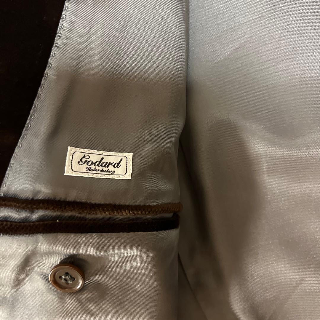 godard haberdashery ブラウン ベルベットジャケット