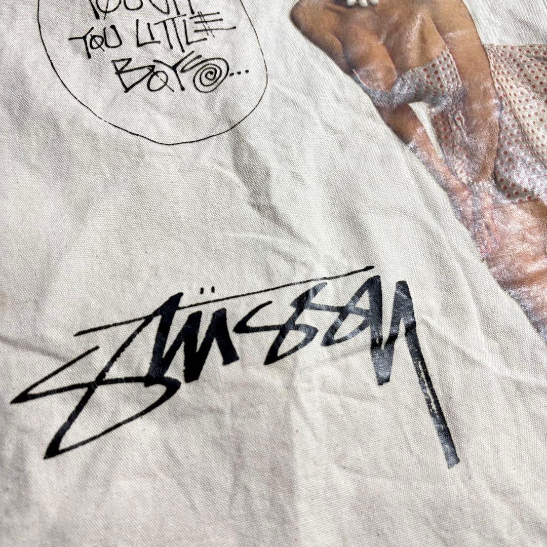 stussy キャンバストートバッグ　オールド　skate tough sk8