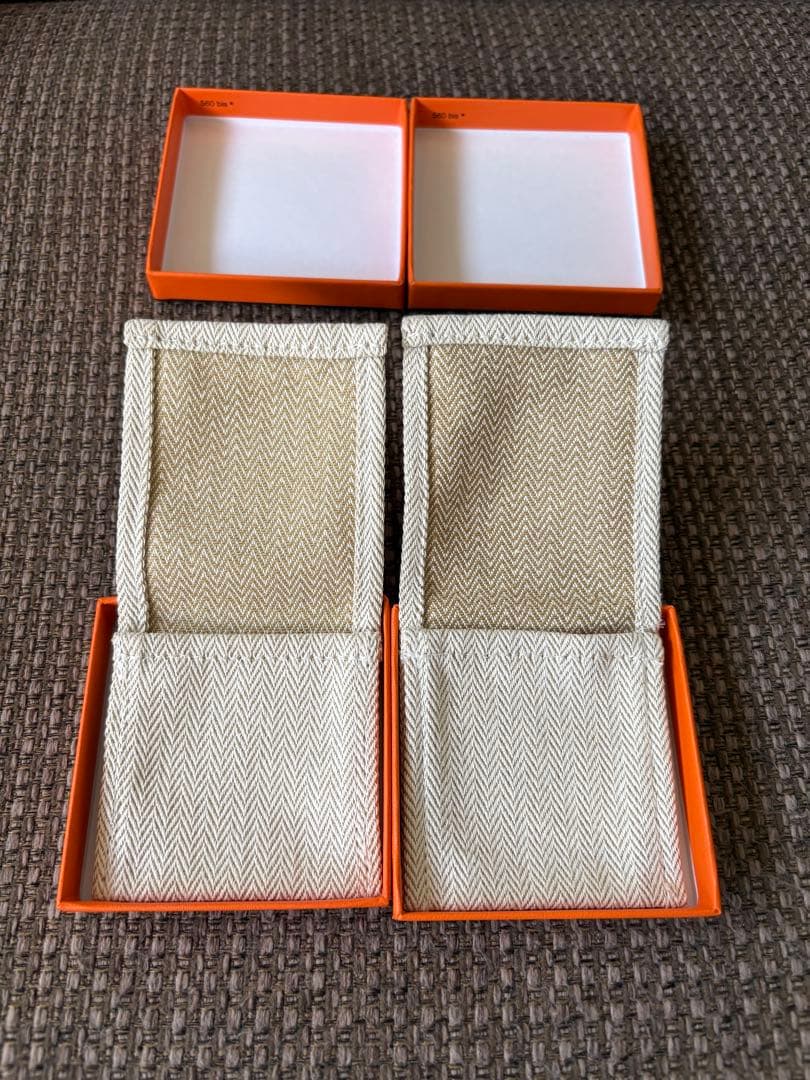 正規品　極美品 エルメス空箱 保存袋アクセサリー入り　2セット