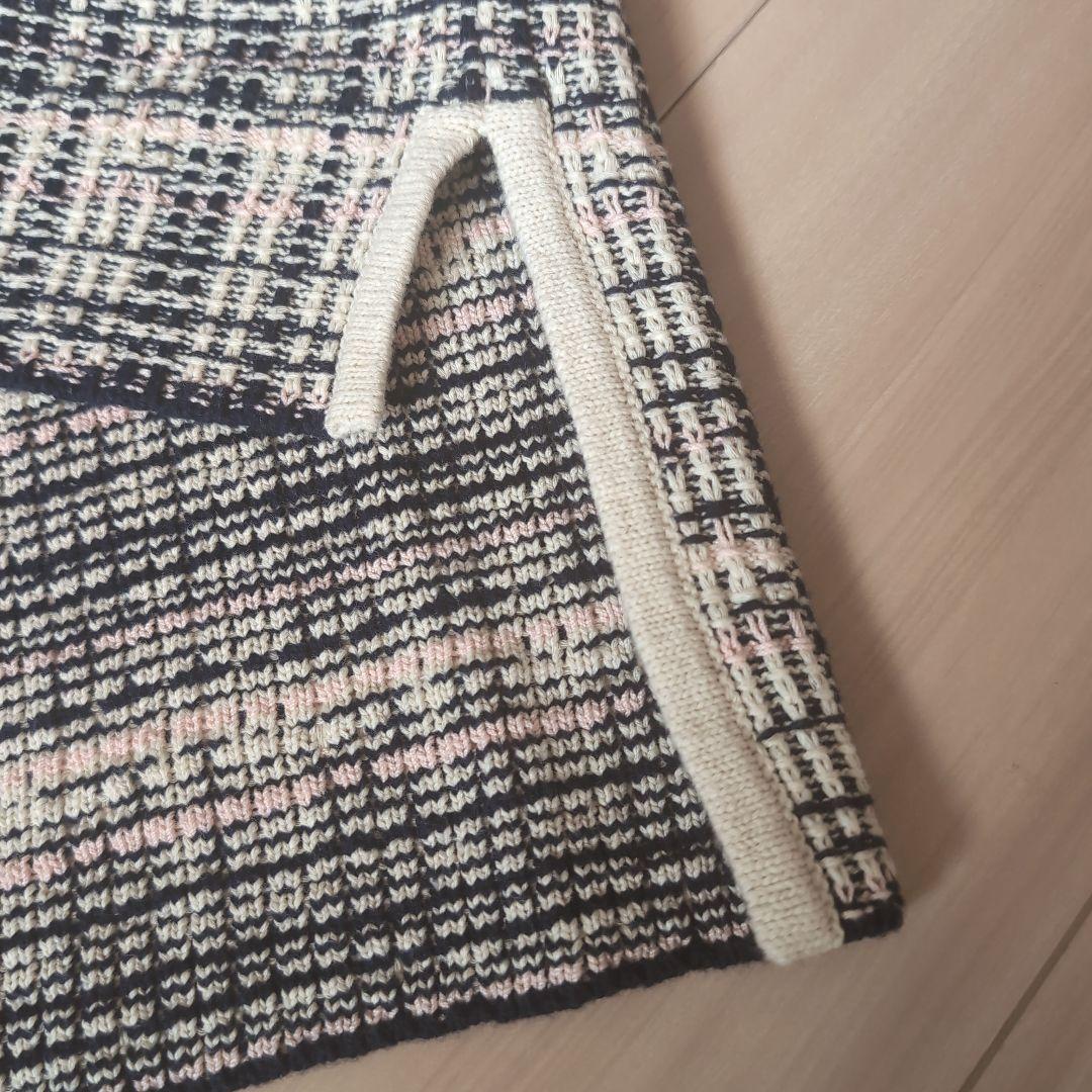 パラスパレス ジャガード風コットンニットベスト