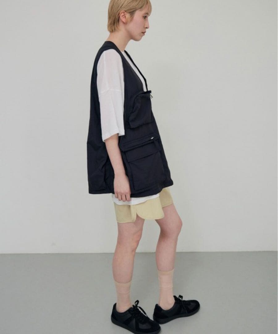 lit リット Hunting Nylon Vest ブラック ポケットベスト