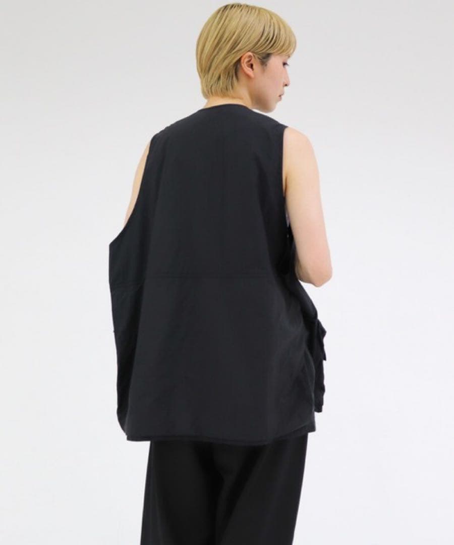 lit リット Hunting Nylon Vest ブラック ポケットベスト