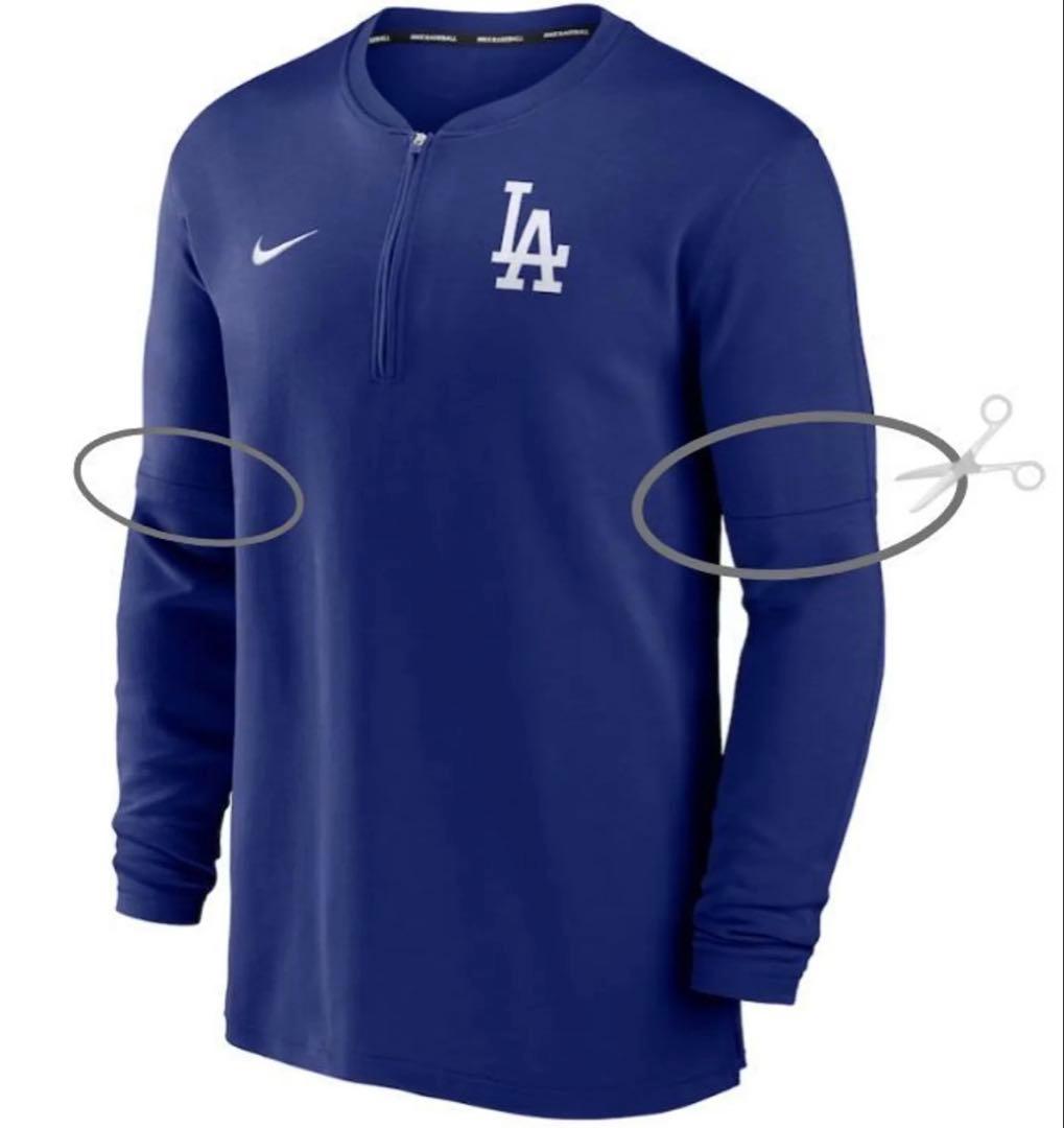 ナイキ MLB メジャーリーグ ロサンゼルスドジャース 1/4ジップ Sサイズ