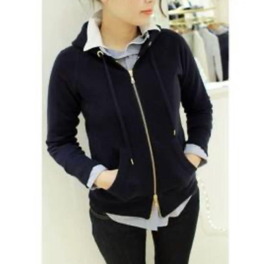 美品 ドゥーズィエムクラス DEUXIEME CLASSE パーカー ネイビー