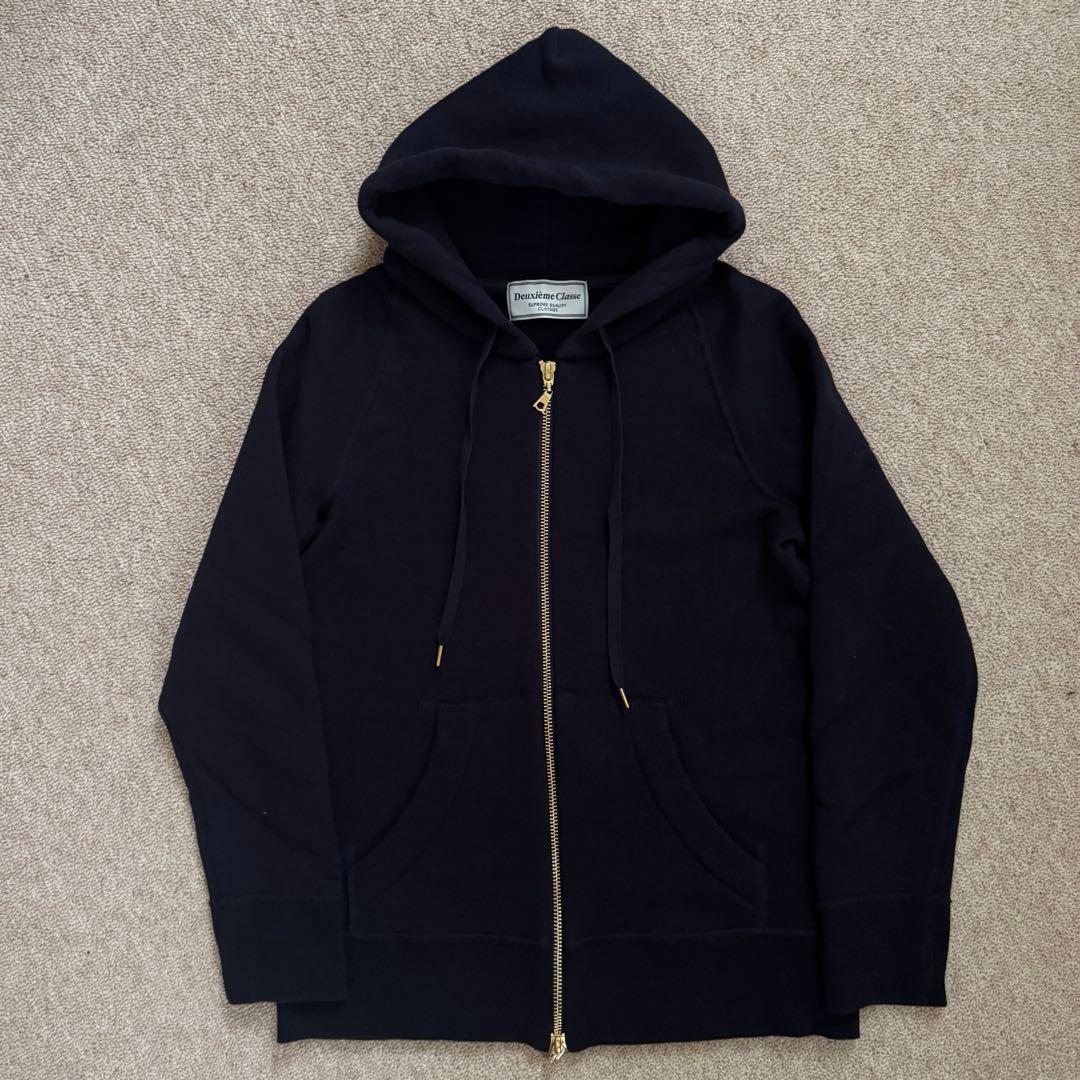 美品 ドゥーズィエムクラス DEUXIEME CLASSE パーカー ネイビー