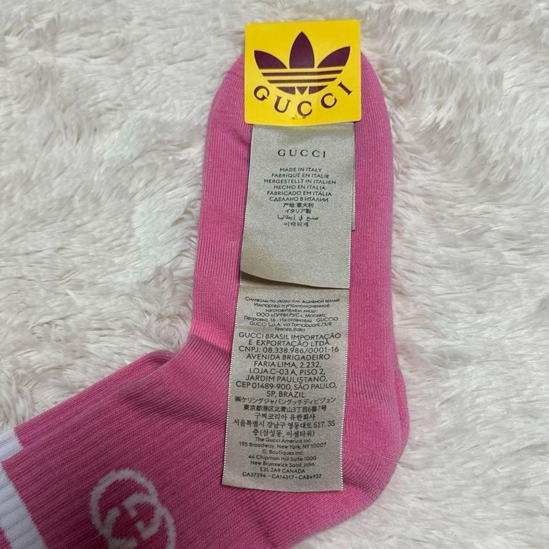 新品 GUCCI adidas ゴルフ レディース ソックス 未使用 サイズS
