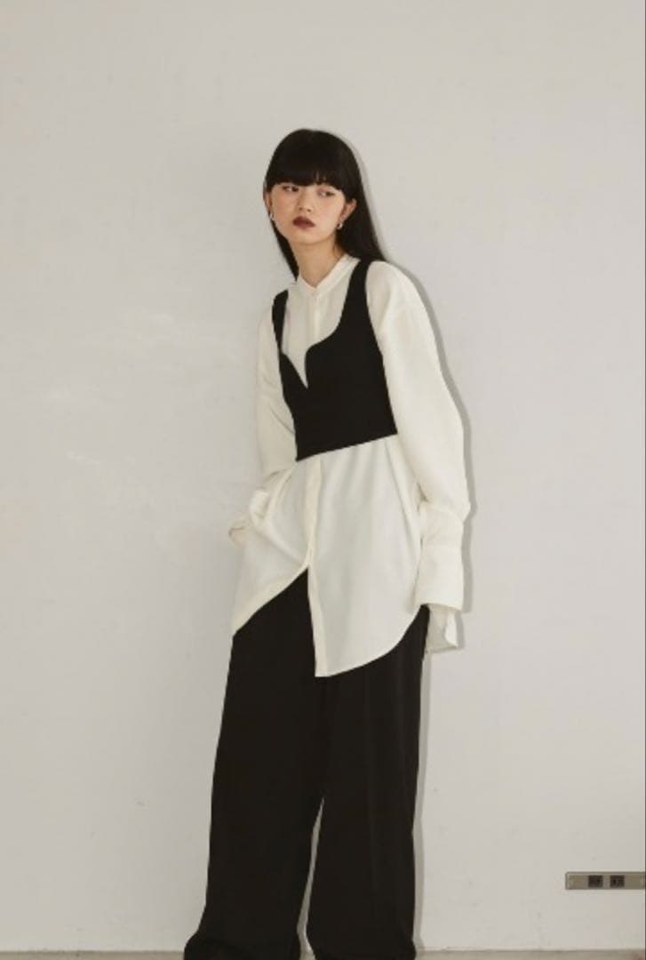 【新品・未使用】 todayful Wool Slit Bustier ビスチェ