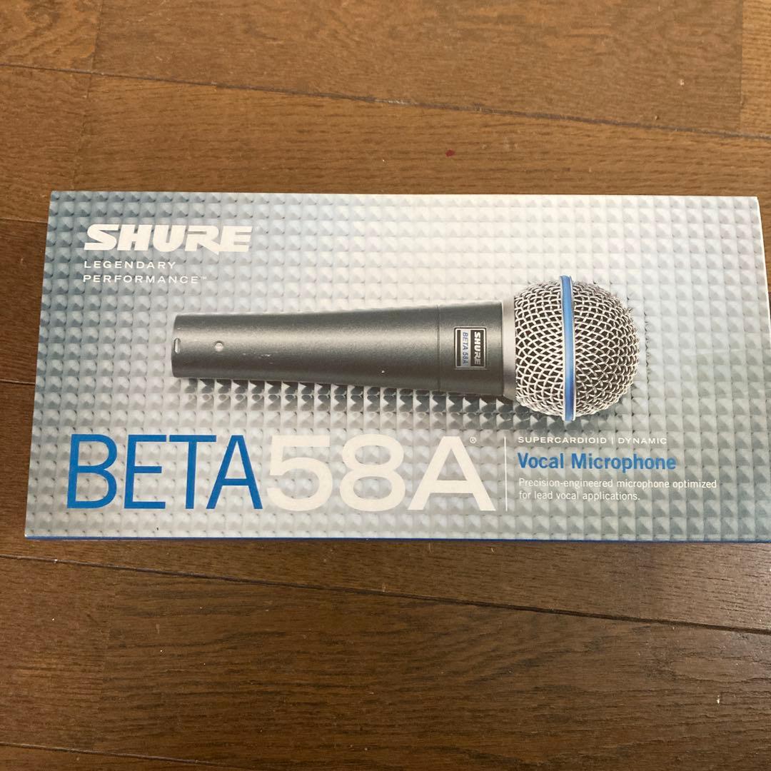 SHURE BETA 58A ダイナミックマイク 本体 さくら