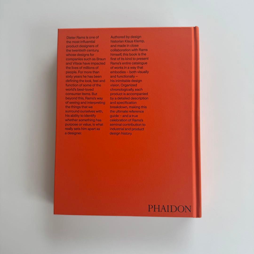アート・デザイン・音楽 dieter rams PHAIDON