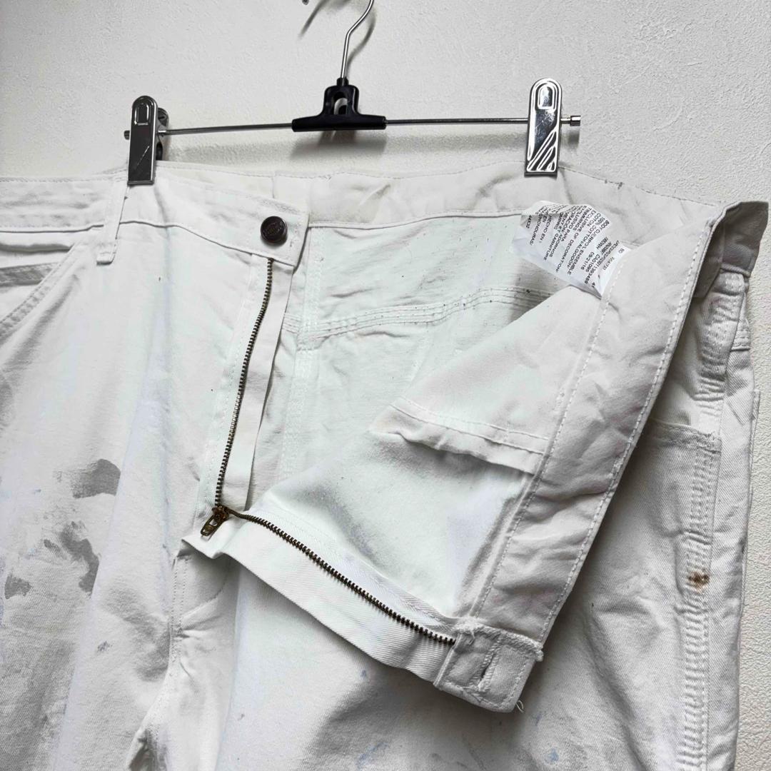 44×32 Dickies ペインターパンツ ホワイト 3XL相当