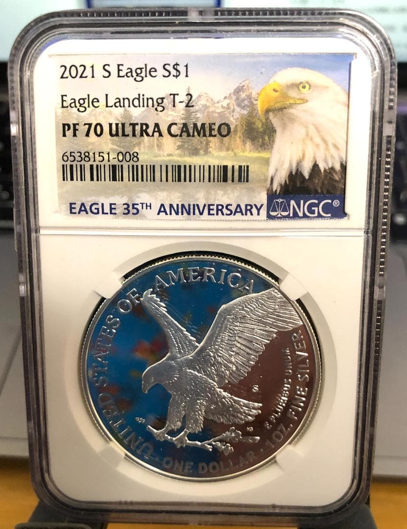 激安 2021年 アメリカ シルバー イーグル NGC PF70