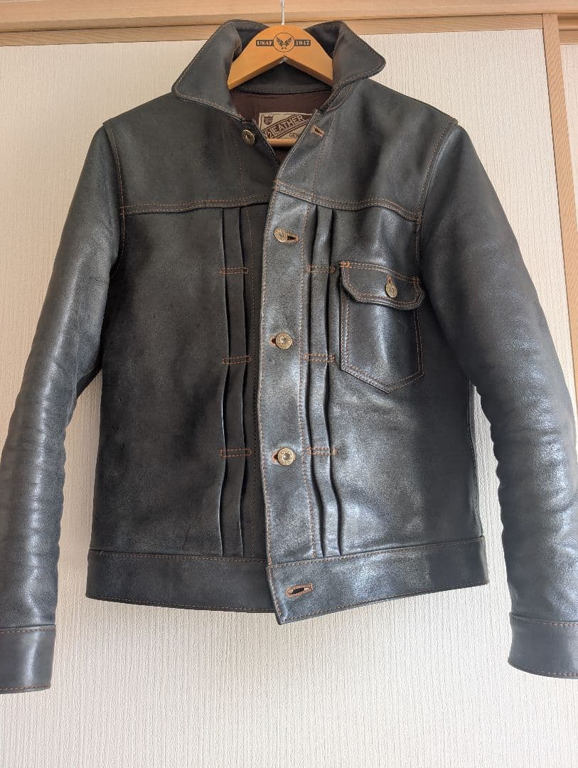 Y2 LEATHER ワイツーレザー INDIGO HORSE 1st 36