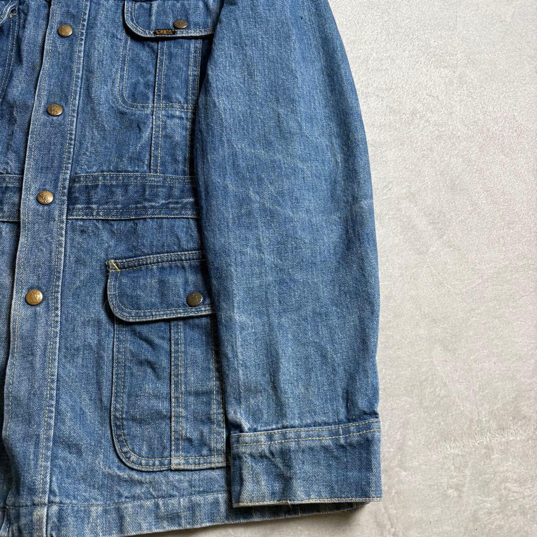 70s-80s USA製 Lee デニムカバーオール　ブッシュジャケット