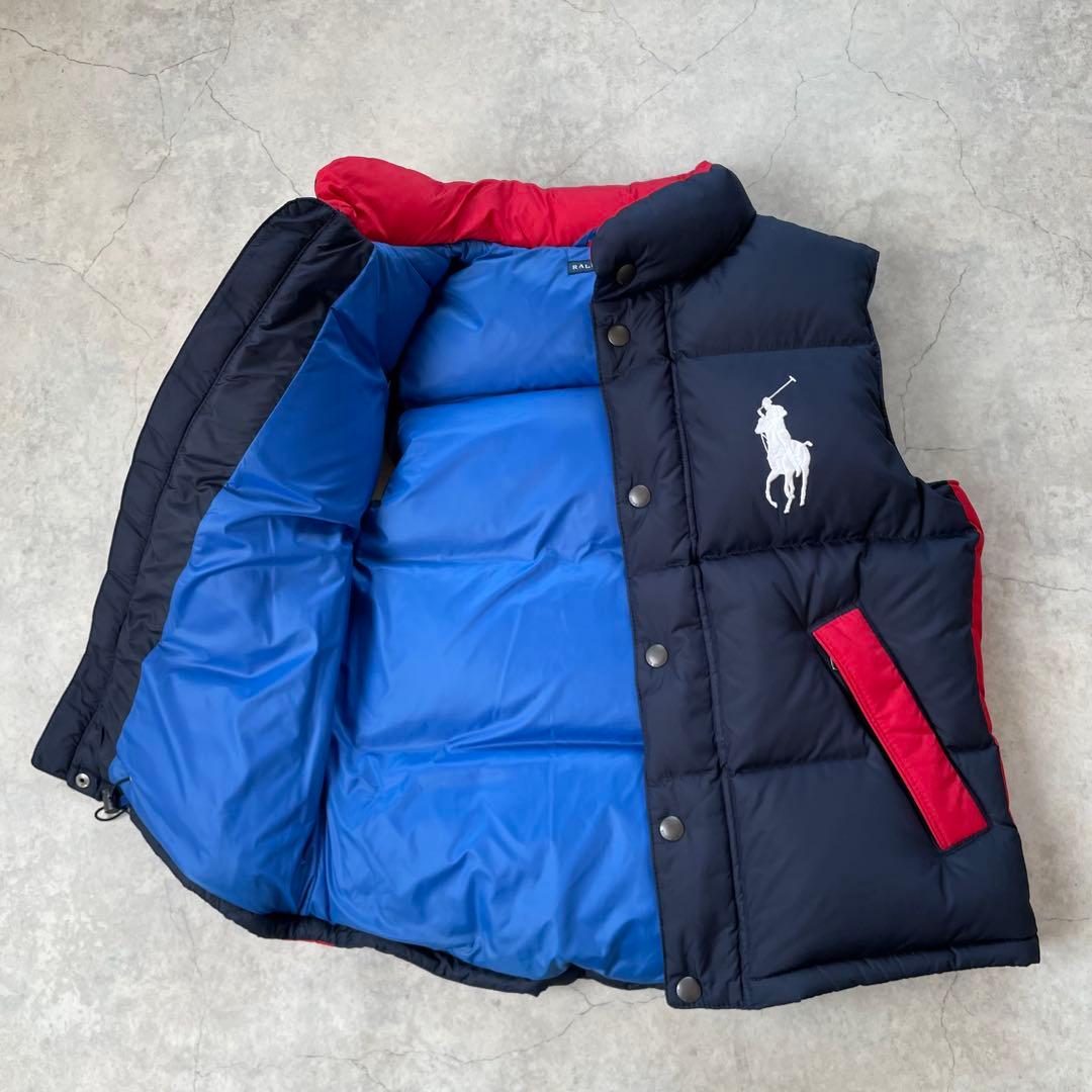 RALPH LAUREN ラルフローレン ダウンベスト ビッグポニー ネイビー